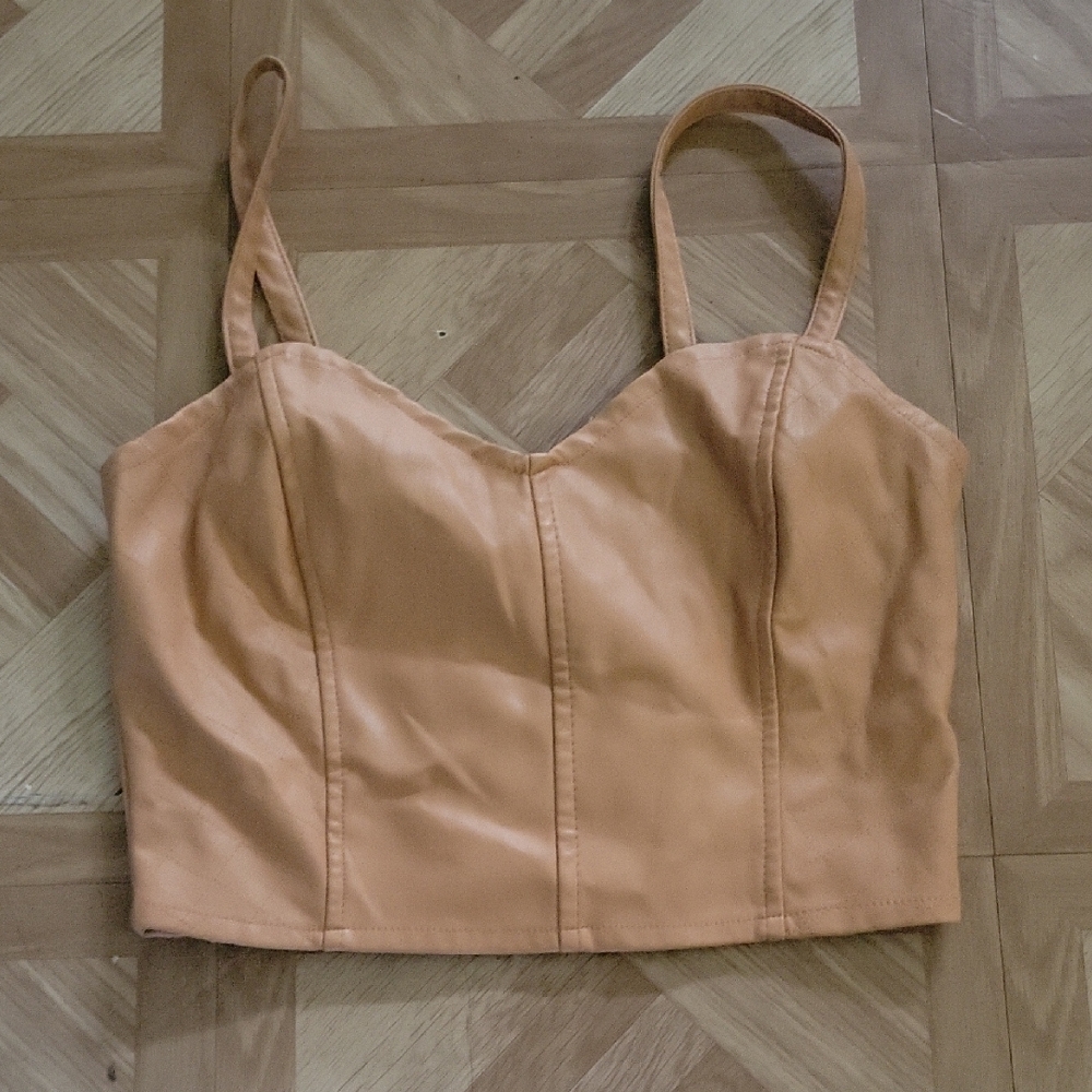Forever 21 Tan Crop Top